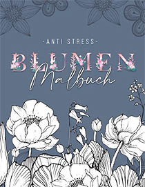 Malbuch Anti-Stress Blumen